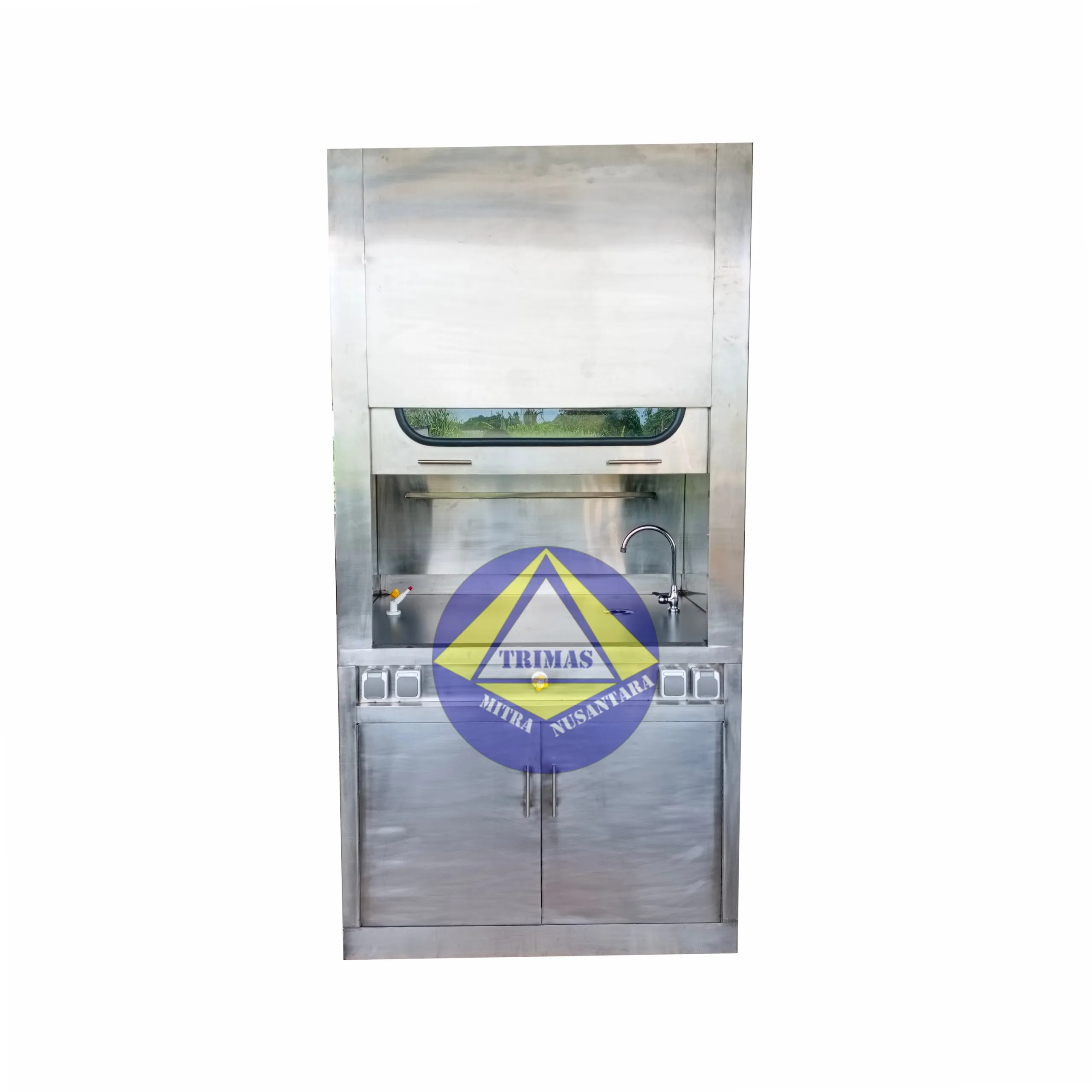 Lemari Asam Stainless Steel Meja Kerja : Phenolic Resin - Image 2