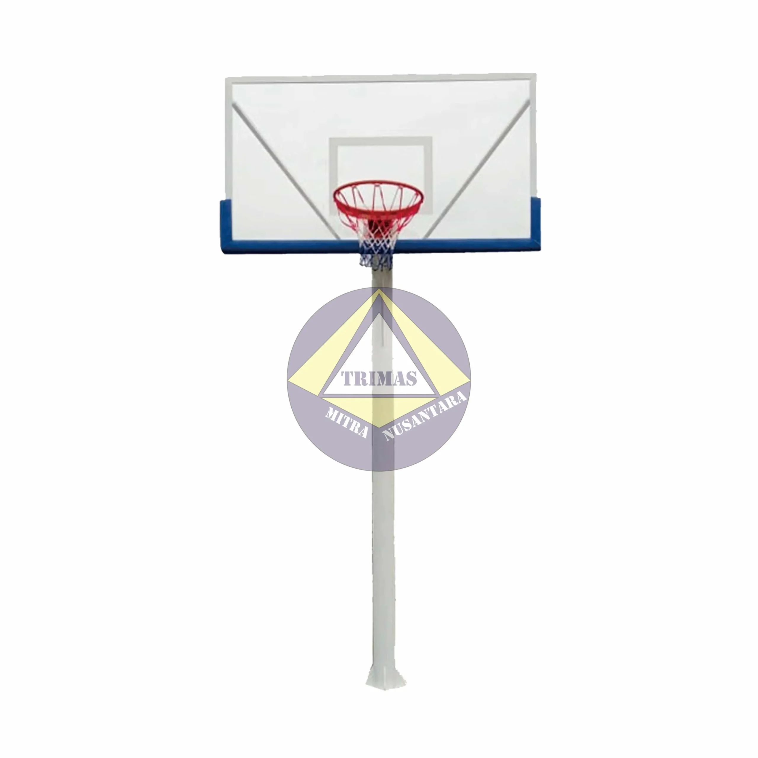 Ring Basket Tiang Tanam Sudut Elbow dengan Akrilik Tebal 20 mm - Image 4