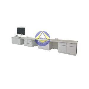 Wall Bench with sink and drying pegs