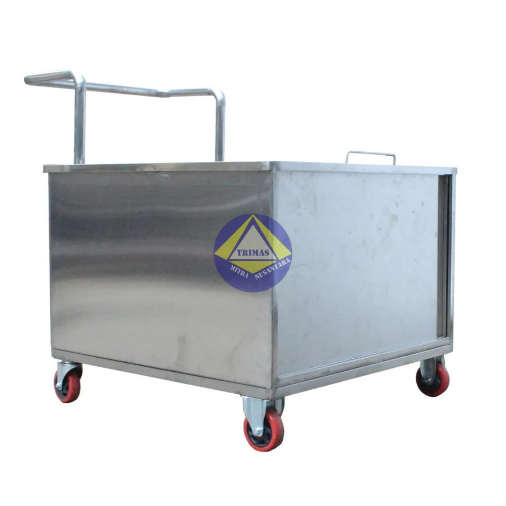 Stainless Cradle - Gerobag Angkut Daging