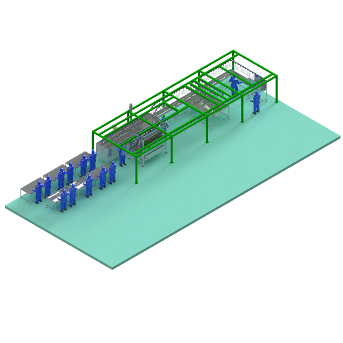 Railing Conveyor Set Rumah Potong Ayam 500 ekor/jam - Image 6