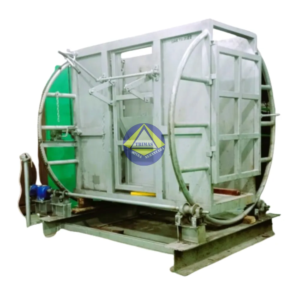 Mesin Perebah Sapi System Rotary